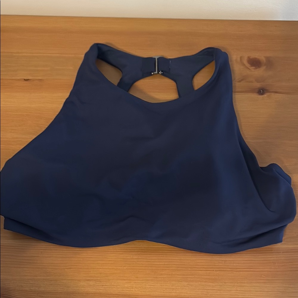 Athleta Navy Bikini Top